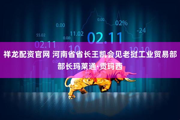 祥龙配资官网 河南省省长王凯会见老挝工业贸易部部长玛莱通·贡玛西