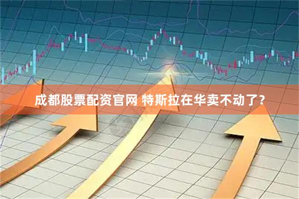 成都股票配资官网 特斯拉在华卖不动了？